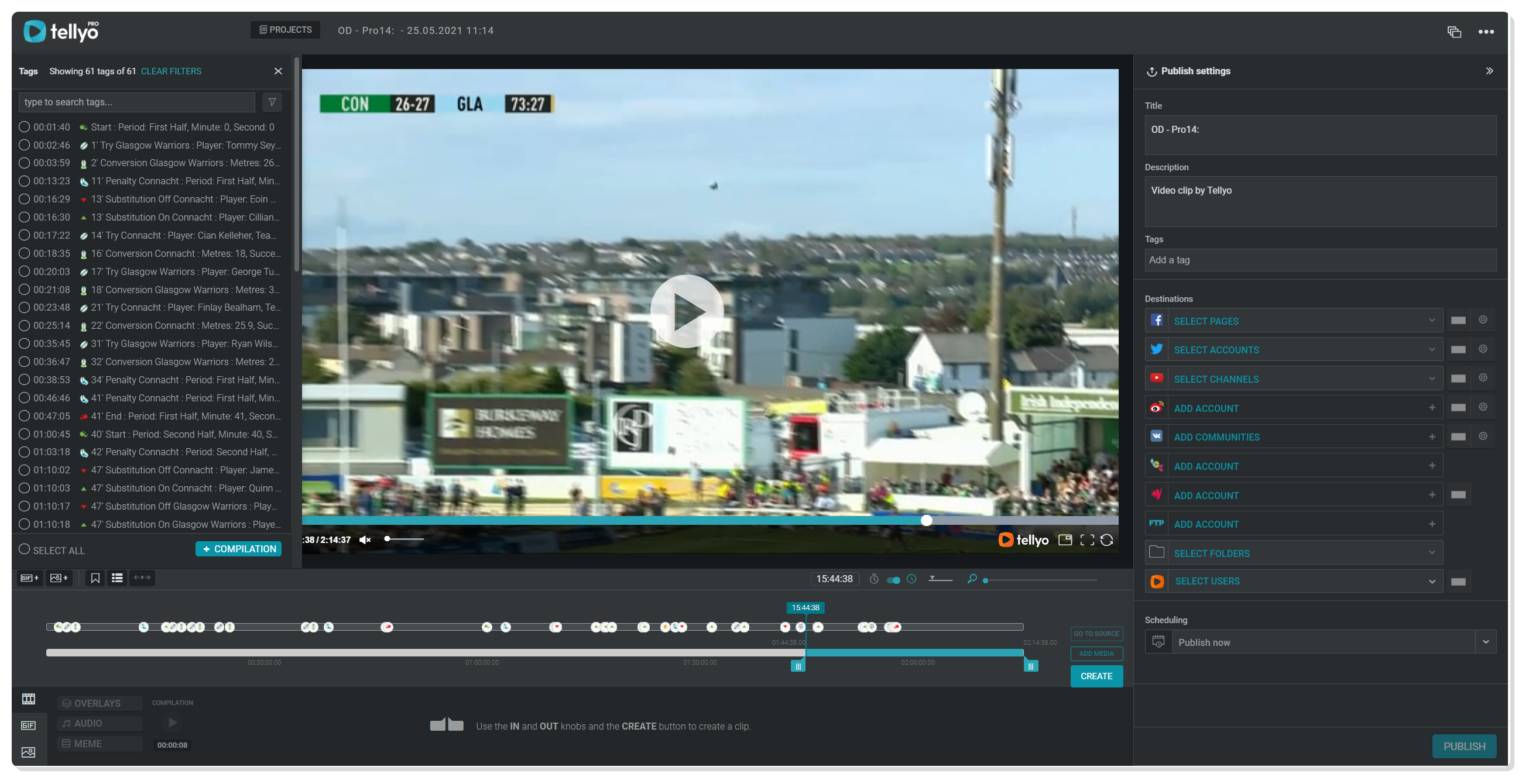 Guinness PRO14 – how video results skyrocketed for this unique and amazing tournament